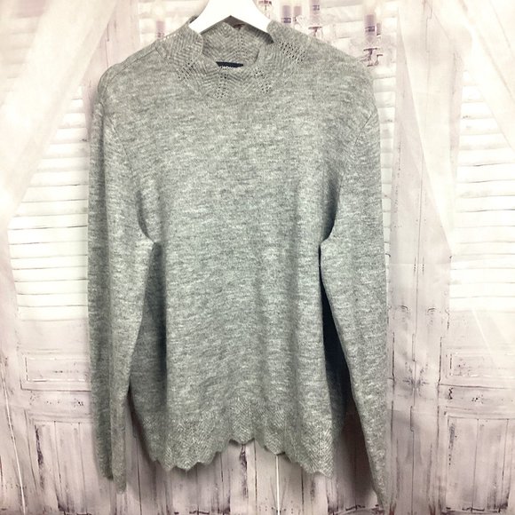 LIZ CLAIBORNE Gray Sweater XXL - Picture 1 of 6